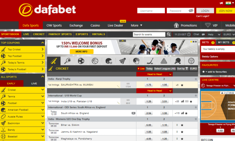 DafaBet in India - promotion codes, the reliability of the bookmaker